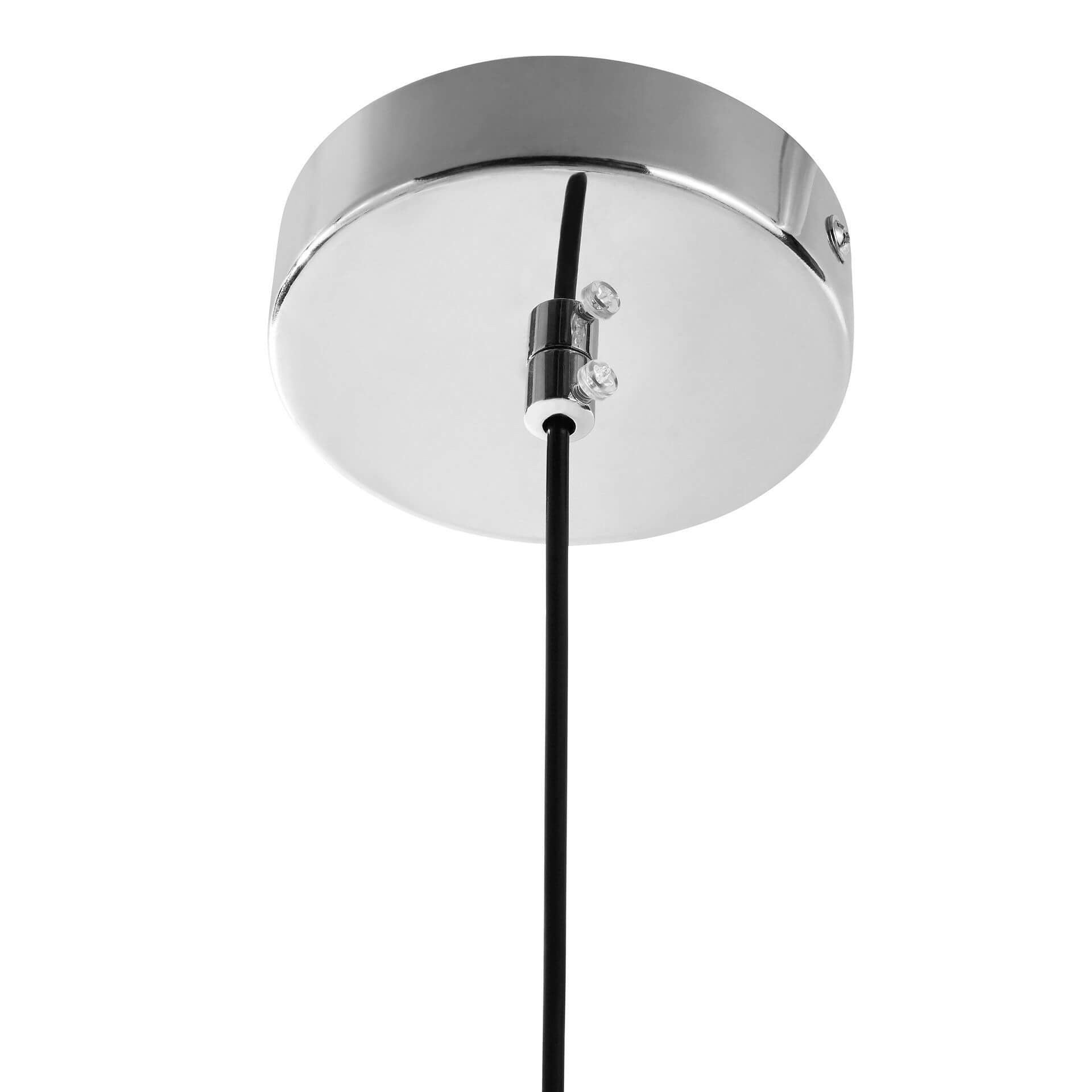 MODERN CHROME PENDANT LAMP FREDICA D15 - LuminaLux