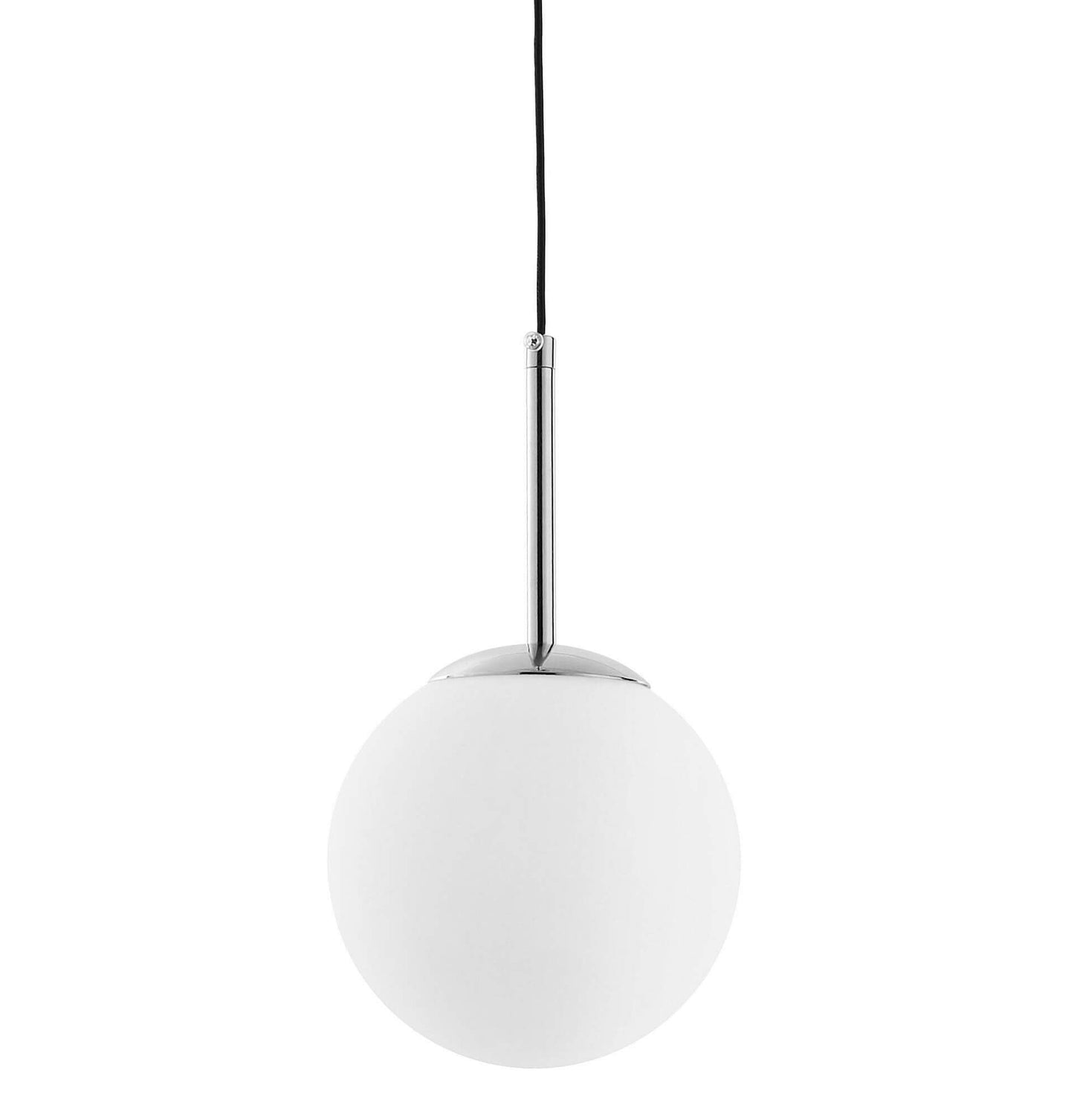 MODERN CHROME PENDANT LAMP FREDICA D15 - LuminaLux