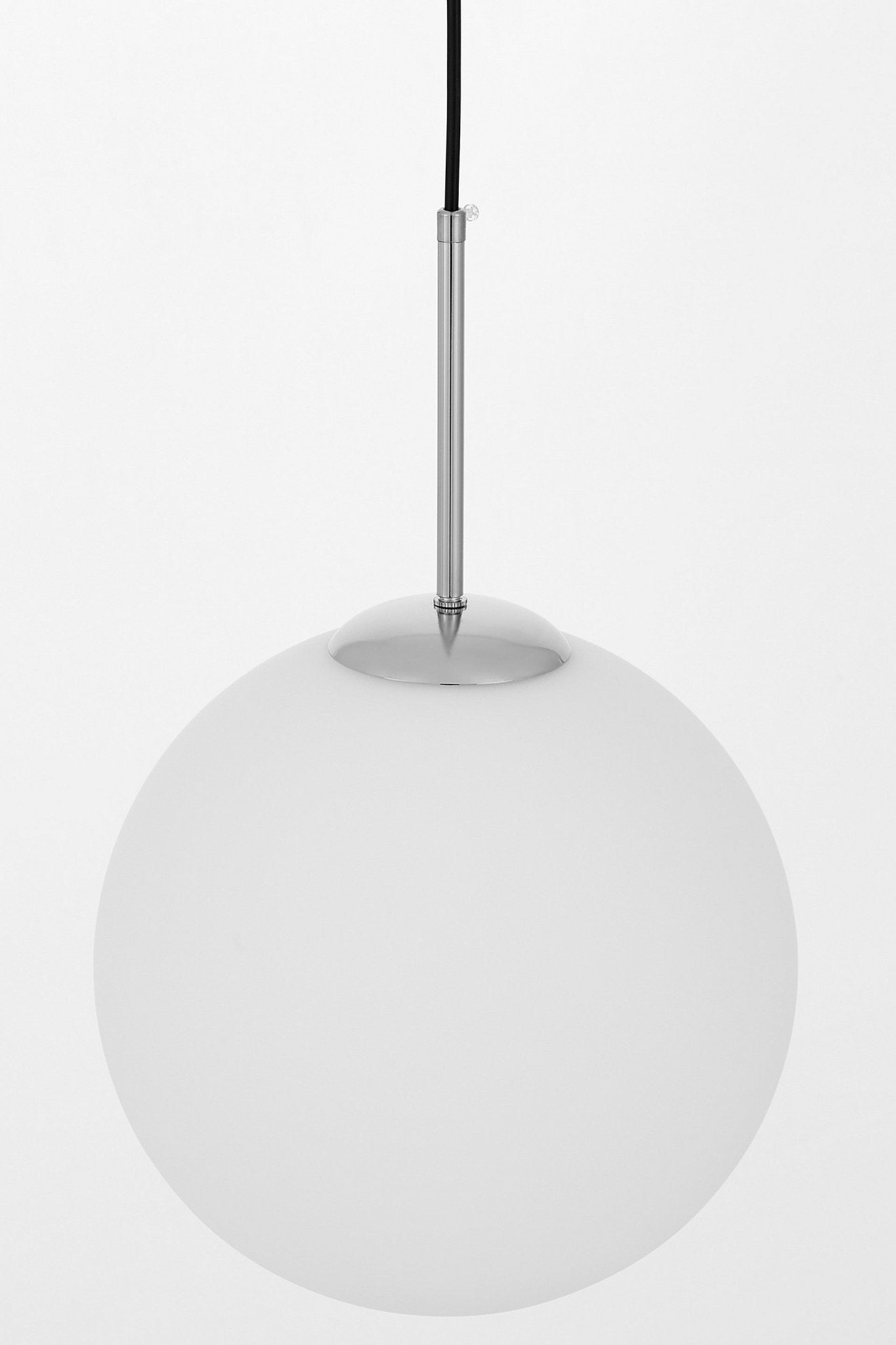 MODERN CHROME PENDANT LAMP FREDICA D30 - LuminaLux