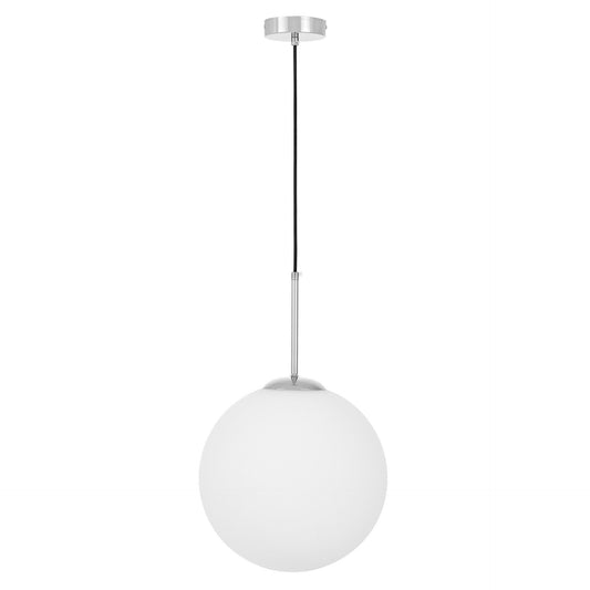 MODERN CHROME PENDANT LAMP FREDICA D30 - LuminaLux
