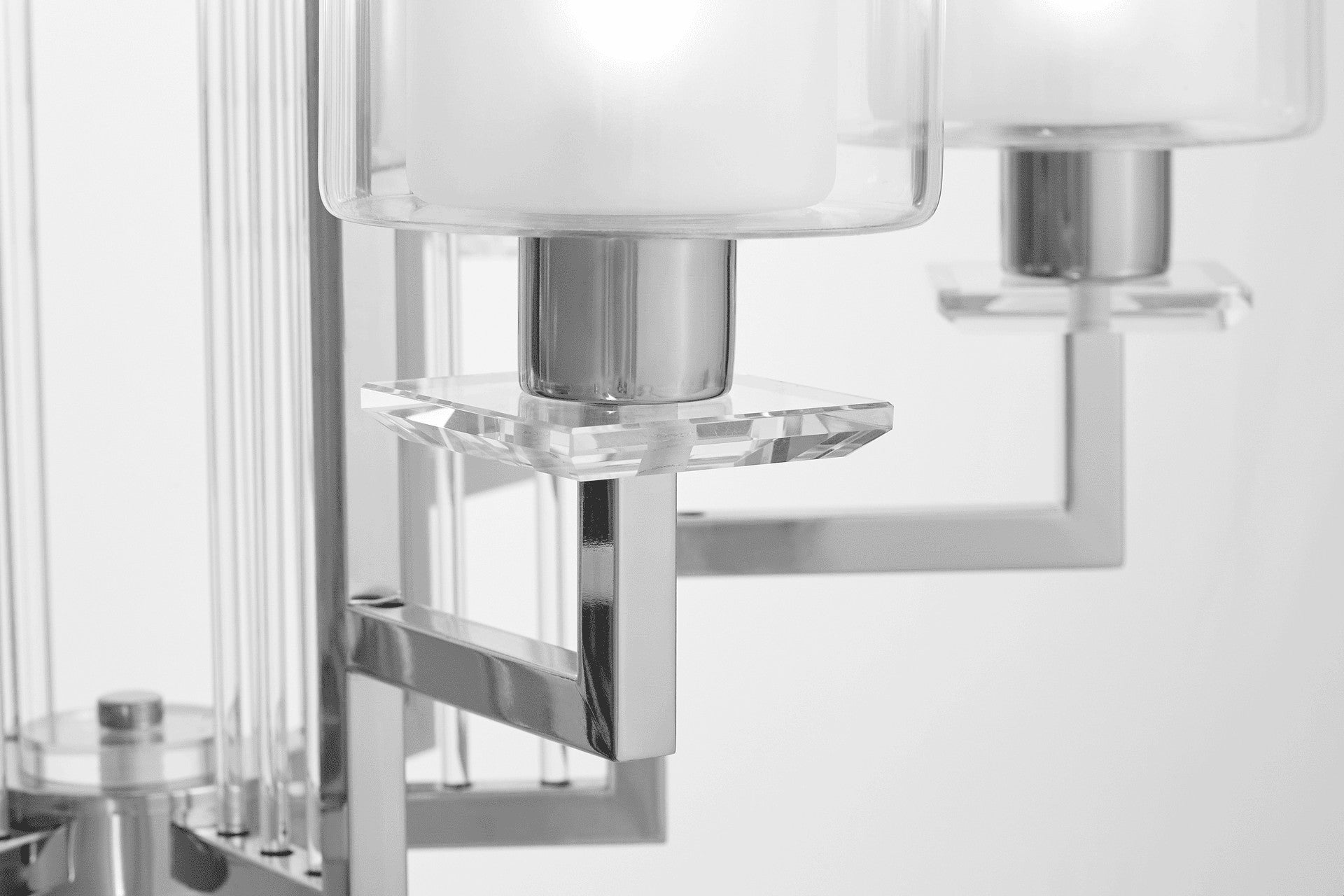MODERN CHROME PENDANT LAMP MANHATTAN - LuminaLux