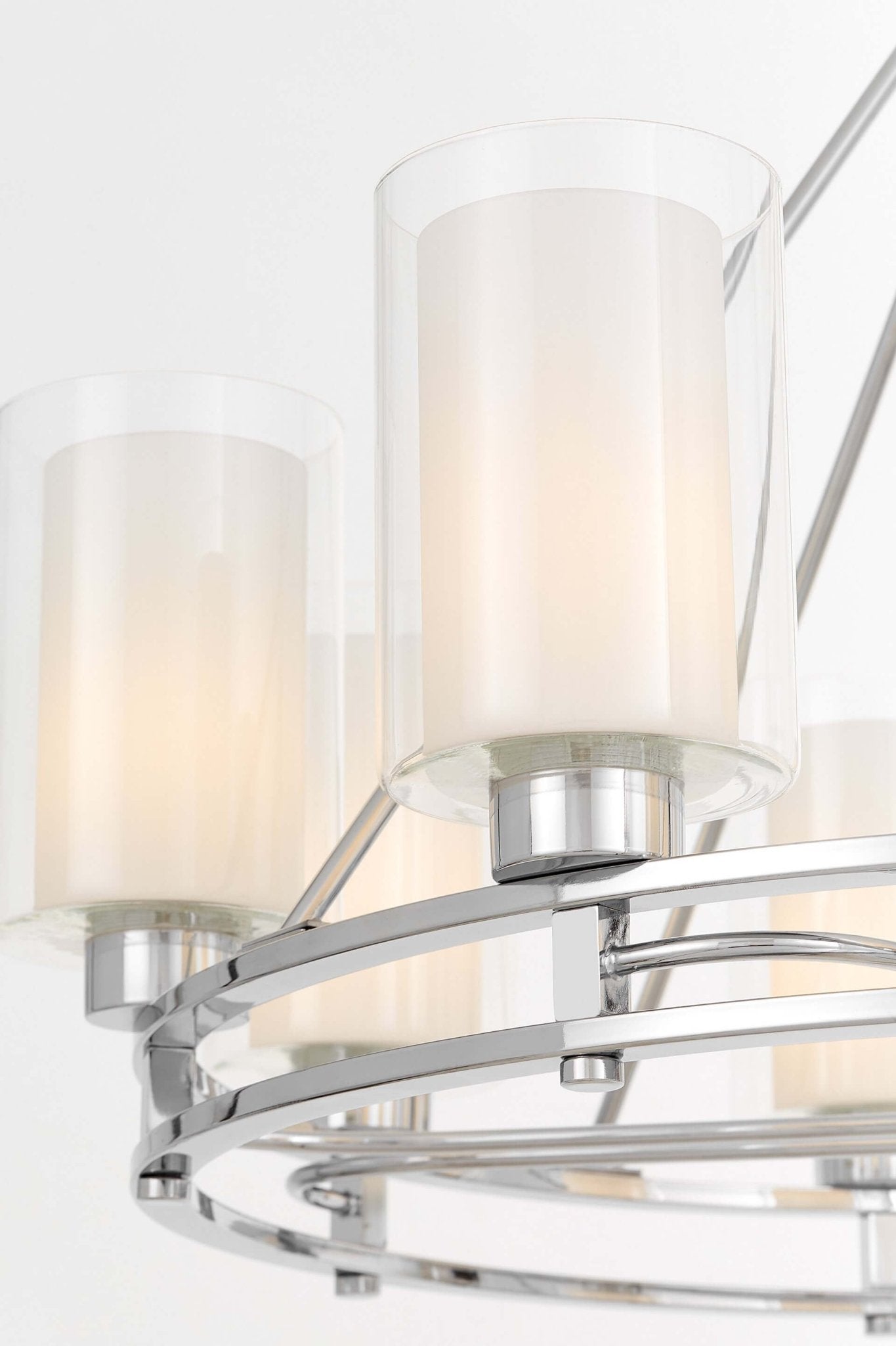 MODERN CHROME PENDANT LAMP MARIETTA W6 - LuminaLux