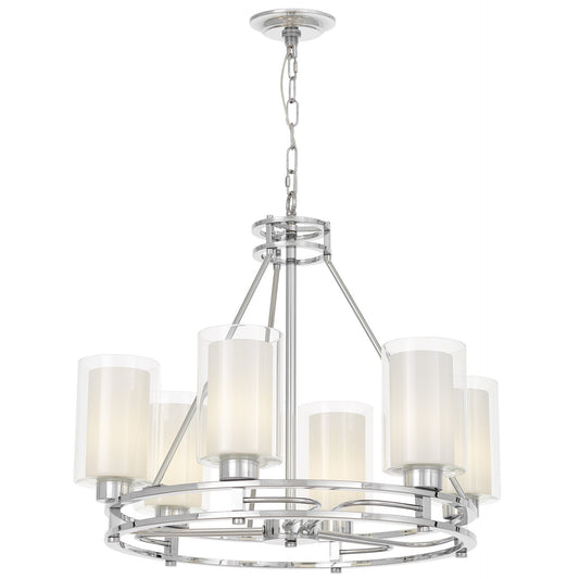 MODERN CHROME PENDANT LAMP MARIETTA W6 - LuminaLux