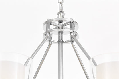 MODERN CHROME PENDANT LAMP MARIETTA W8 - LuminaLux