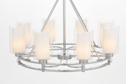MODERN CHROME PENDANT LAMP MARIETTA W8 - LuminaLux