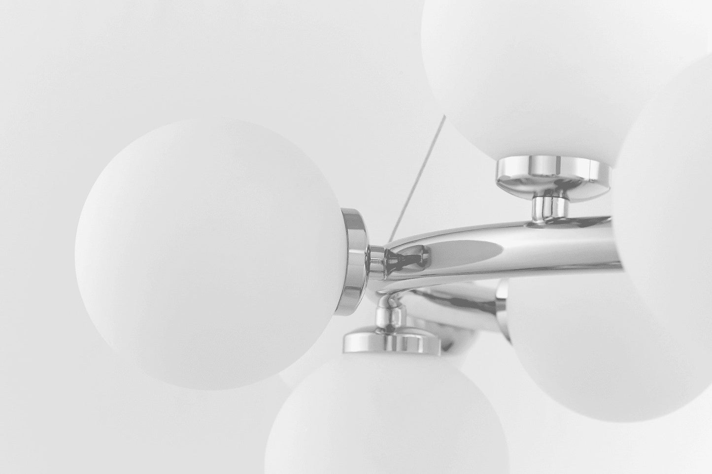 MODERN CHROME PENDANT LAMP MARSIAD W15 - LuminaLux