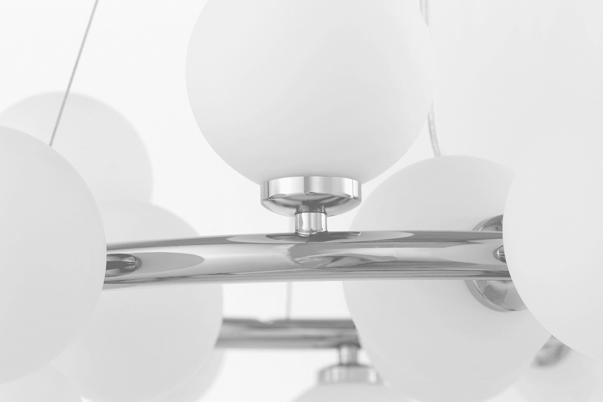 MODERN CHROME PENDANT LAMP MARSIAD W15 - LuminaLux