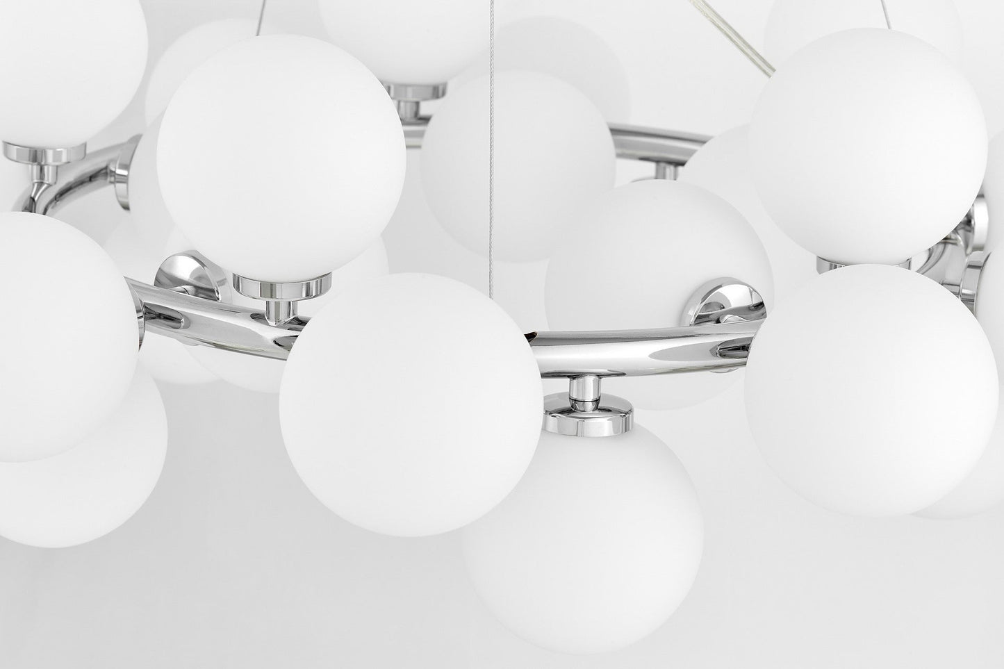 MODERN CHROME PENDANT LAMP MARSIAD W25 - LuminaLux
