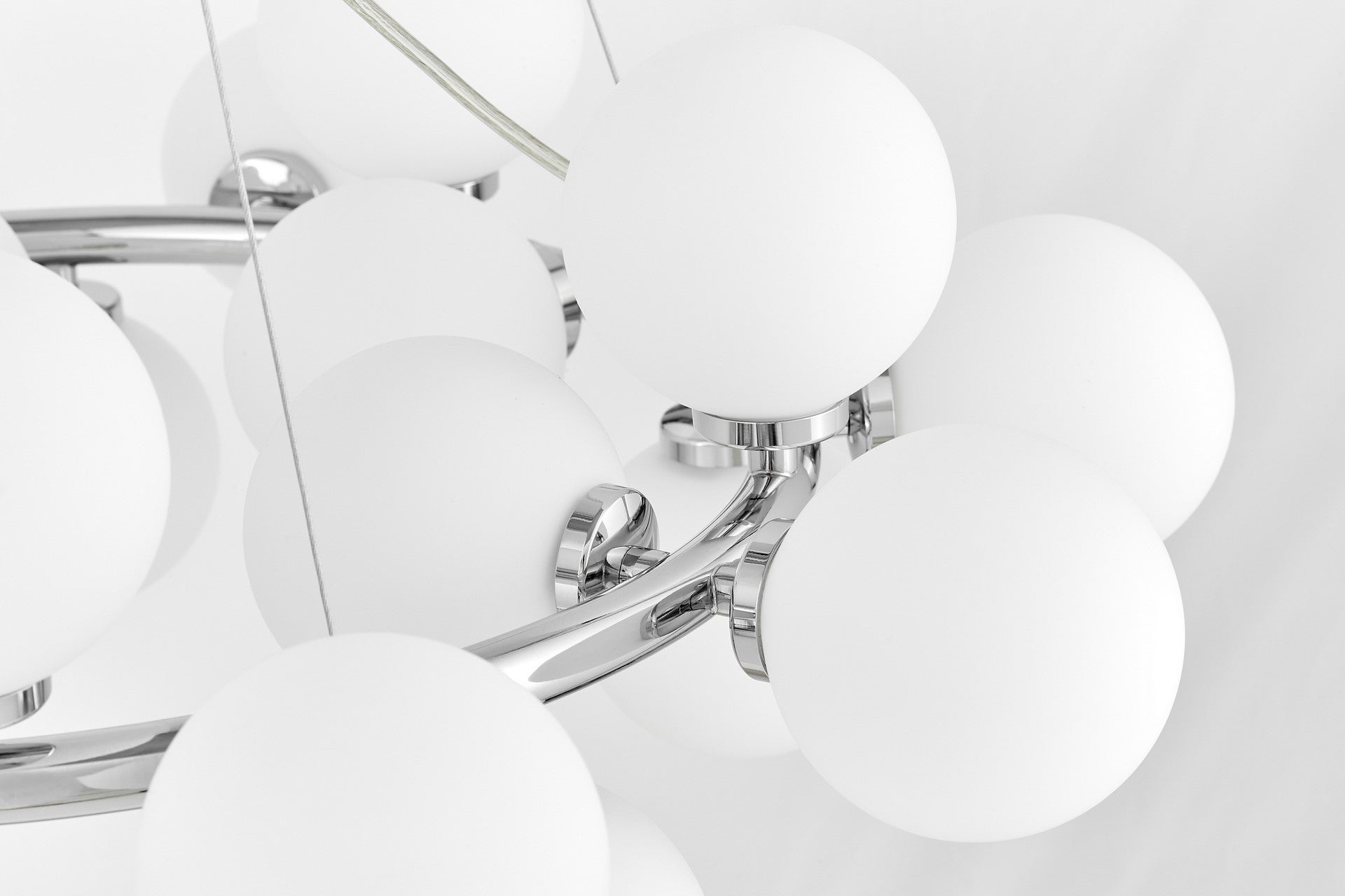 MODERN CHROME PENDANT LAMP MARSIAD W25 - LuminaLux