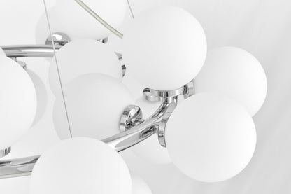 MODERN CHROME PENDANT LAMP MARSIAD W25 - LuminaLux