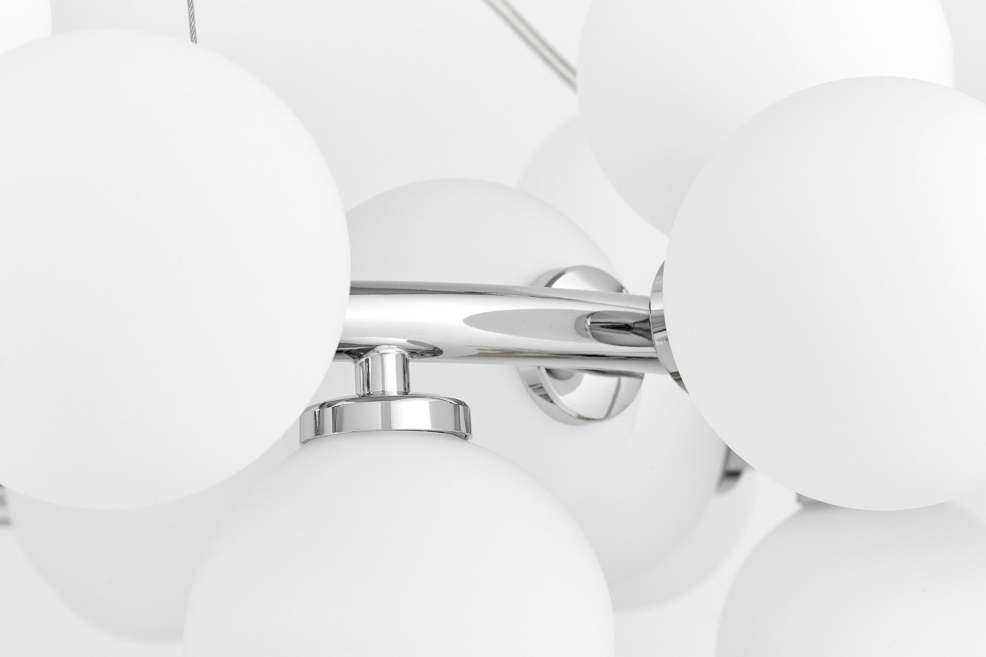 MODERN CHROME PENDANT LAMP MARSIAD W25 - LuminaLux