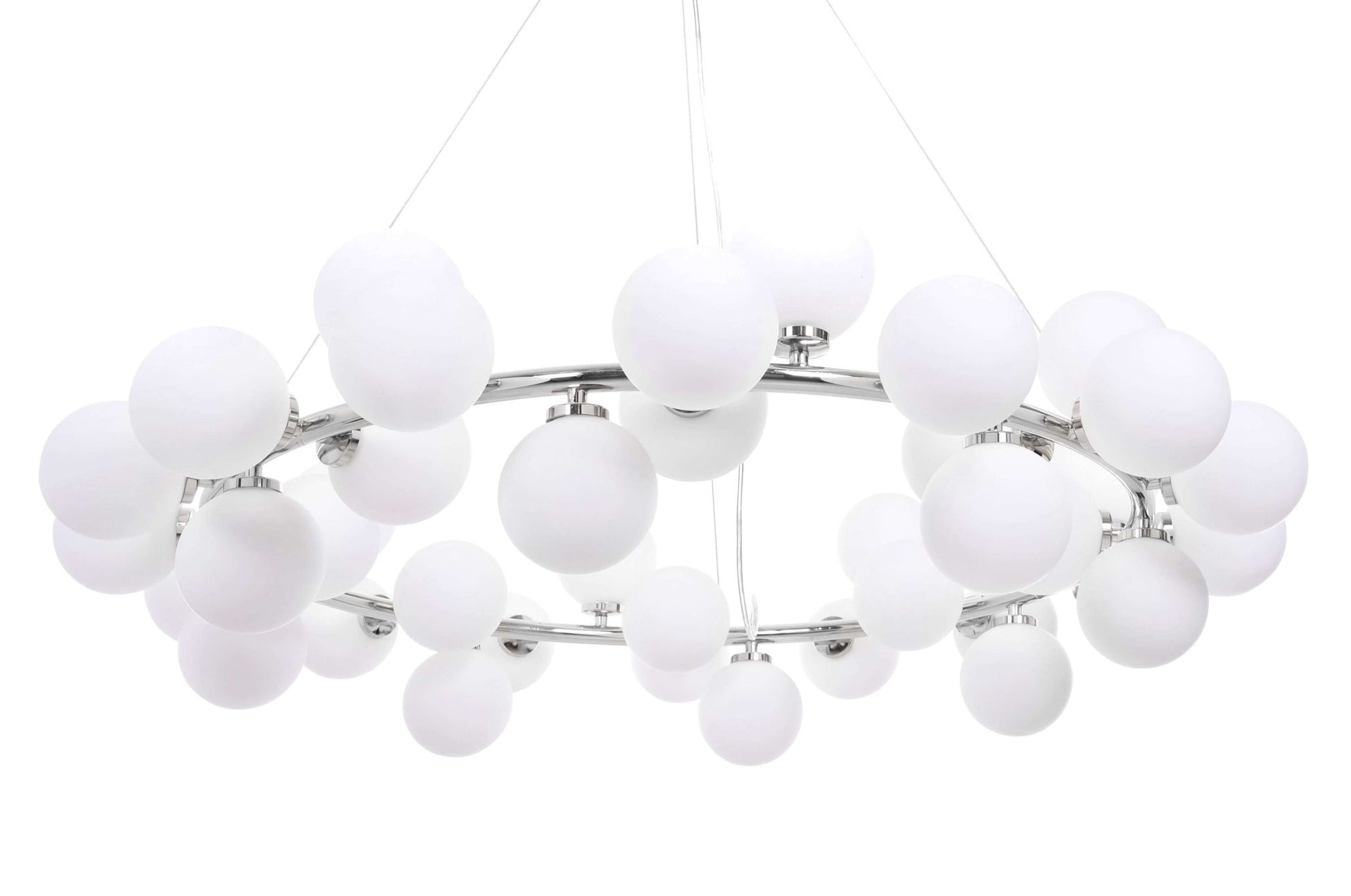 MODERN CHROME PENDANT LAMP MARSIAD W40 - LuminaLux