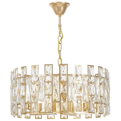 MODERN CRYSTAL CHANDELIER GOLD FIORINA D60 - LuminaLux