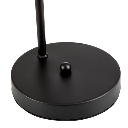 MODERN DESK LAMP BLACK TESO W1 - LuminaLux