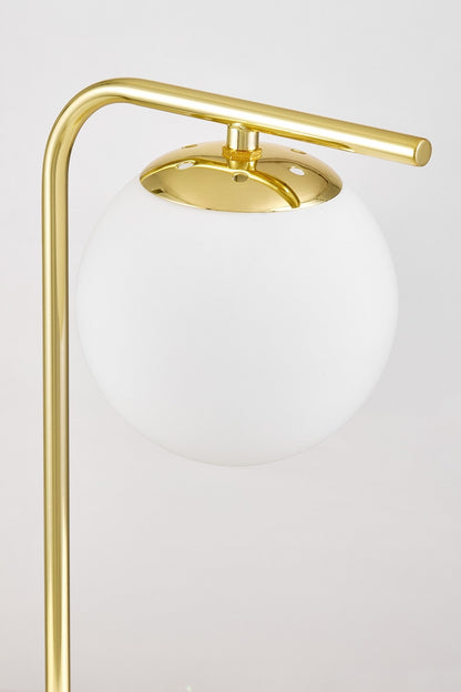 MODERN DESK LAMP CLASSIC GOLD TESO W1 - LuminaLux