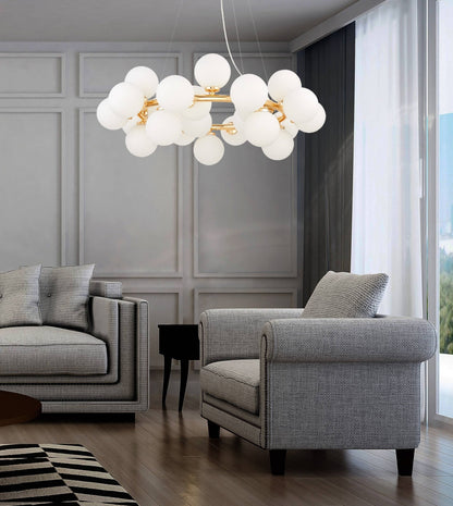MODERN GOLD MARSIAD PENDANT LAMP W25 - LuminaLux
