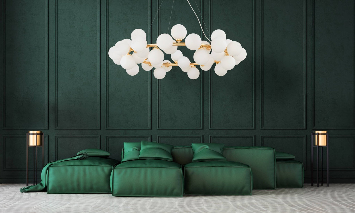 MODERN GOLD MARSIAD PENDANT LAMP W40 - LuminaLux