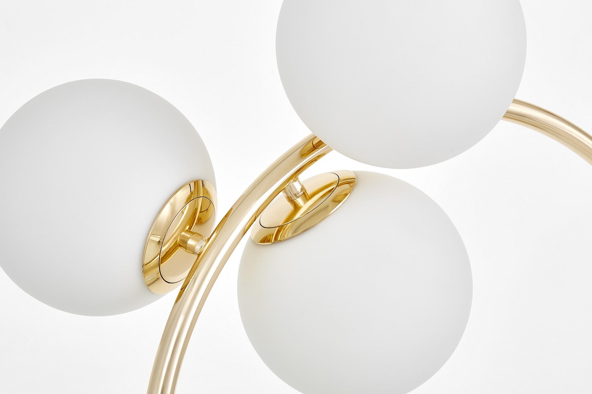 MODERN GOLD PENDANT LAMP BONIO W6 - LuminaLux
