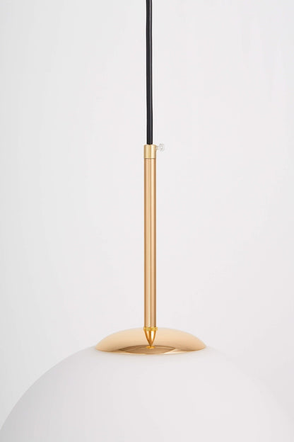 MODERN GOLD PENDANT LAMP FREDICA D30 - LuminaLux