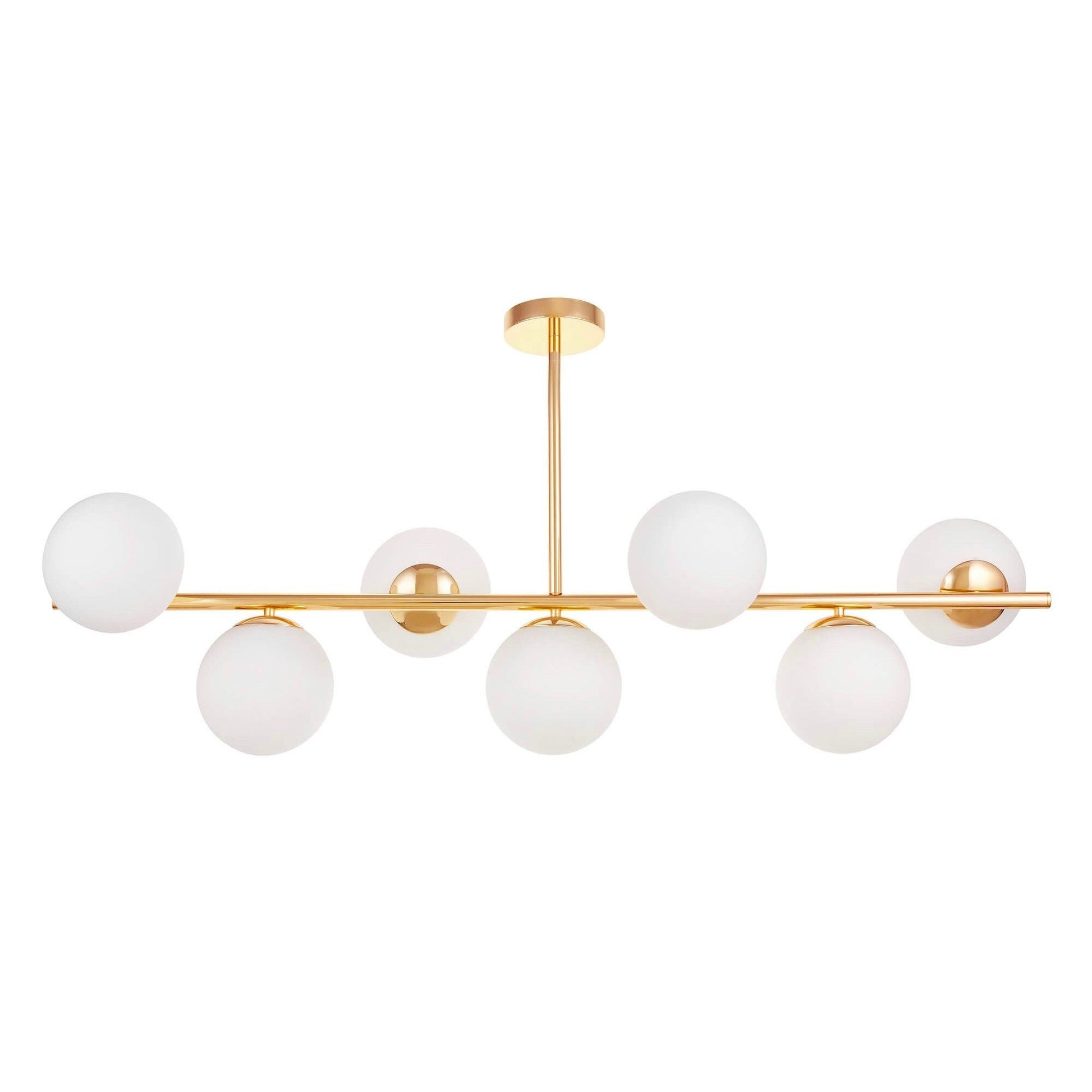 MODERN GOLD PENDANT LAMP FREDICA W7 - LuminaLux