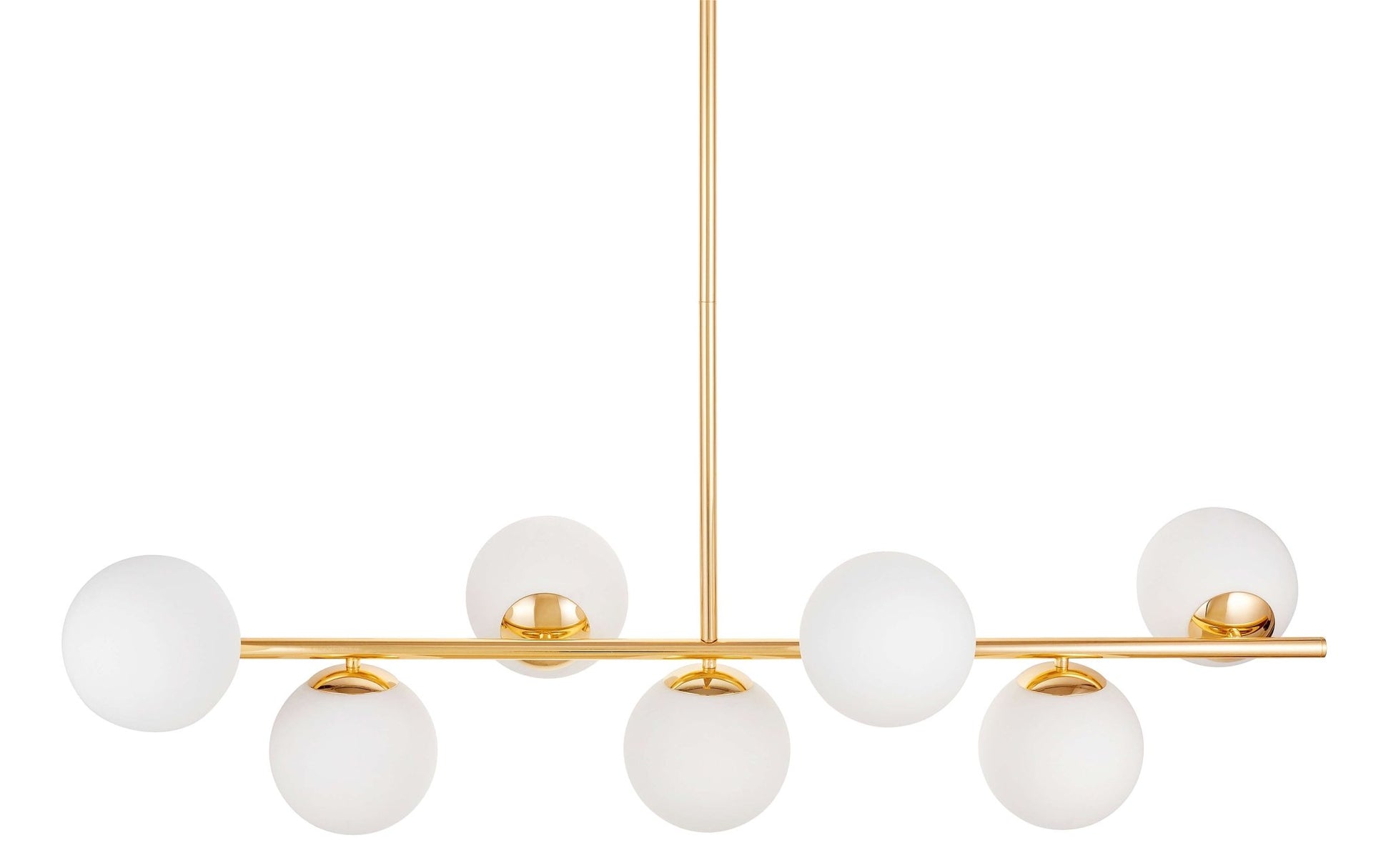 MODERN GOLD PENDANT LAMP FREDICA W7 - LuminaLux
