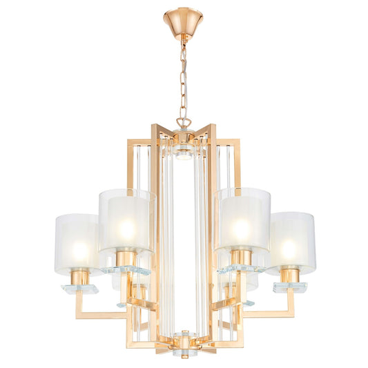 MODERN GOLD PENDANT LAMP MANHATTAN - LuminaLux
