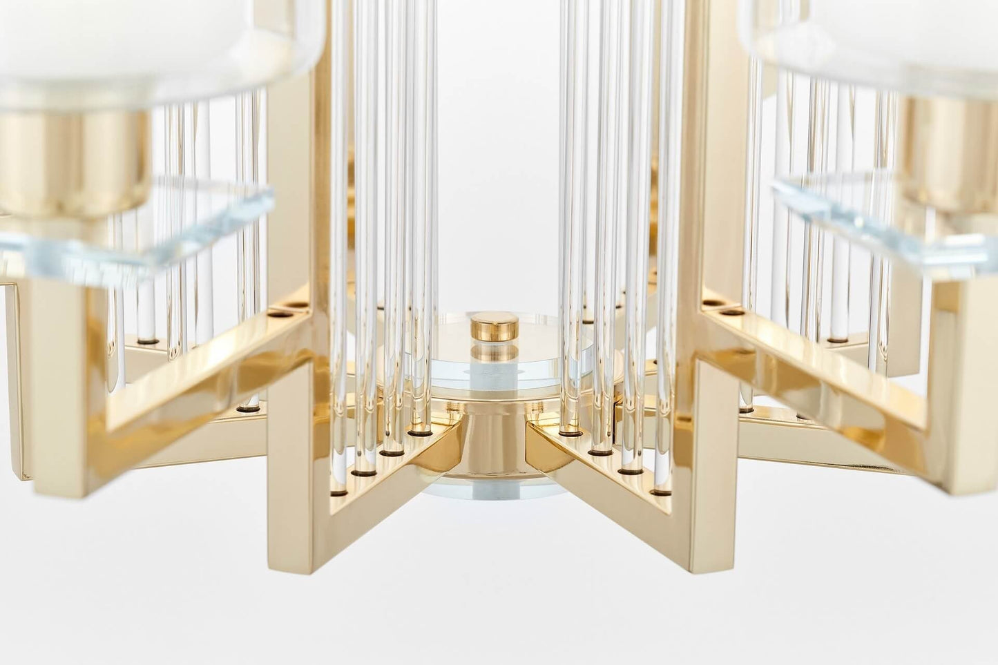 MODERN GOLD PENDANT LAMP MANHATTAN W8 - LuminaLux
