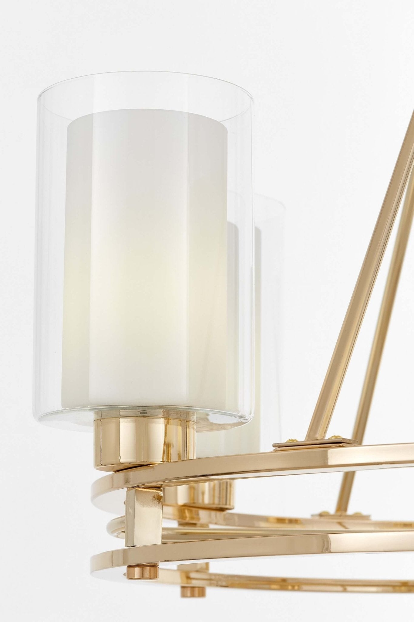 MODERN GOLD PENDANT LAMP MARIETTA W6 - LuminaLux
