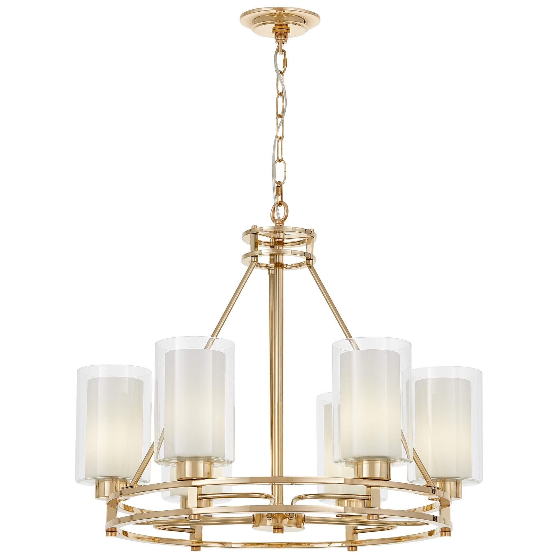 MODERN GOLD PENDANT LAMP MARIETTA W6 - LuminaLux