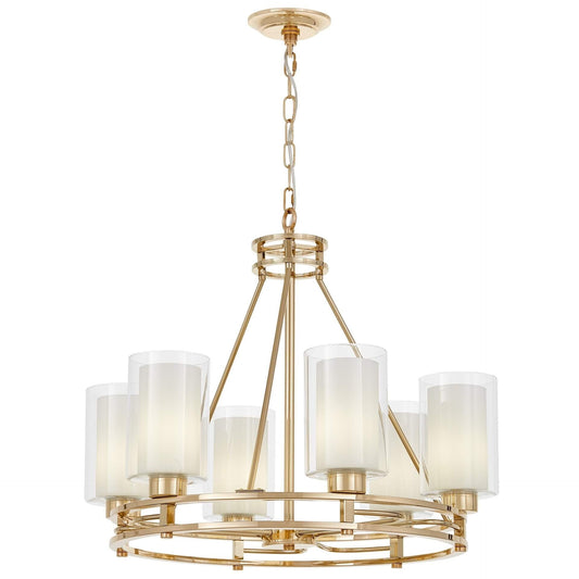 MODERN GOLD PENDANT LAMP MARIETTA W6 - LuminaLux