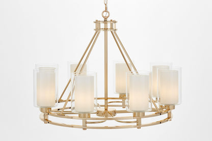 MODERN GOLD PENDANT LAMP MARIETTA W8 - LuminaLux