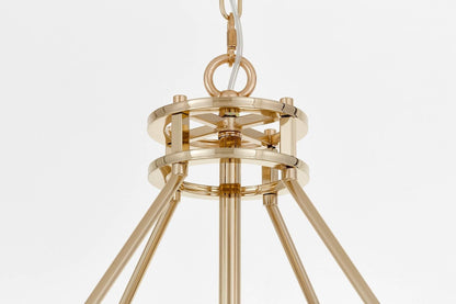 MODERN GOLD PENDANT LAMP MARIETTA W8 - LuminaLux