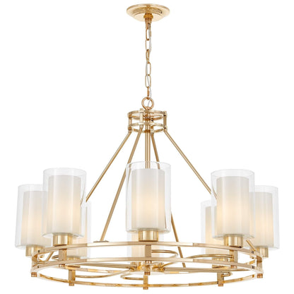 MODERN GOLD PENDANT LAMP MARIETTA W8 - LuminaLux