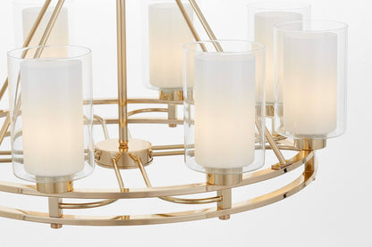 MODERN GOLD PENDANT LAMP MARIETTA W8 - LuminaLux