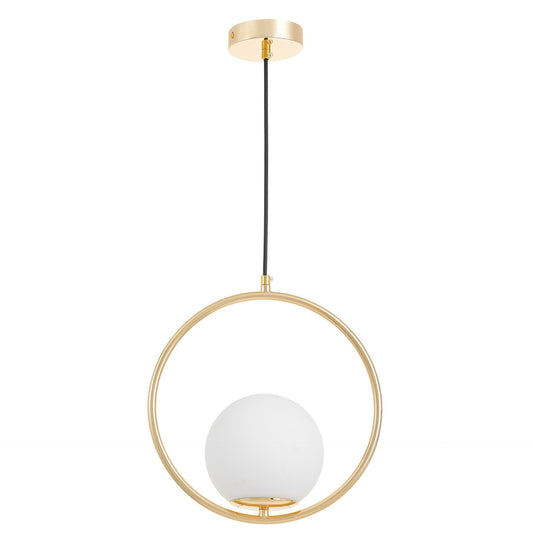 MODERN GOLD PENDANT LAMP VERO 1A - LuminaLux