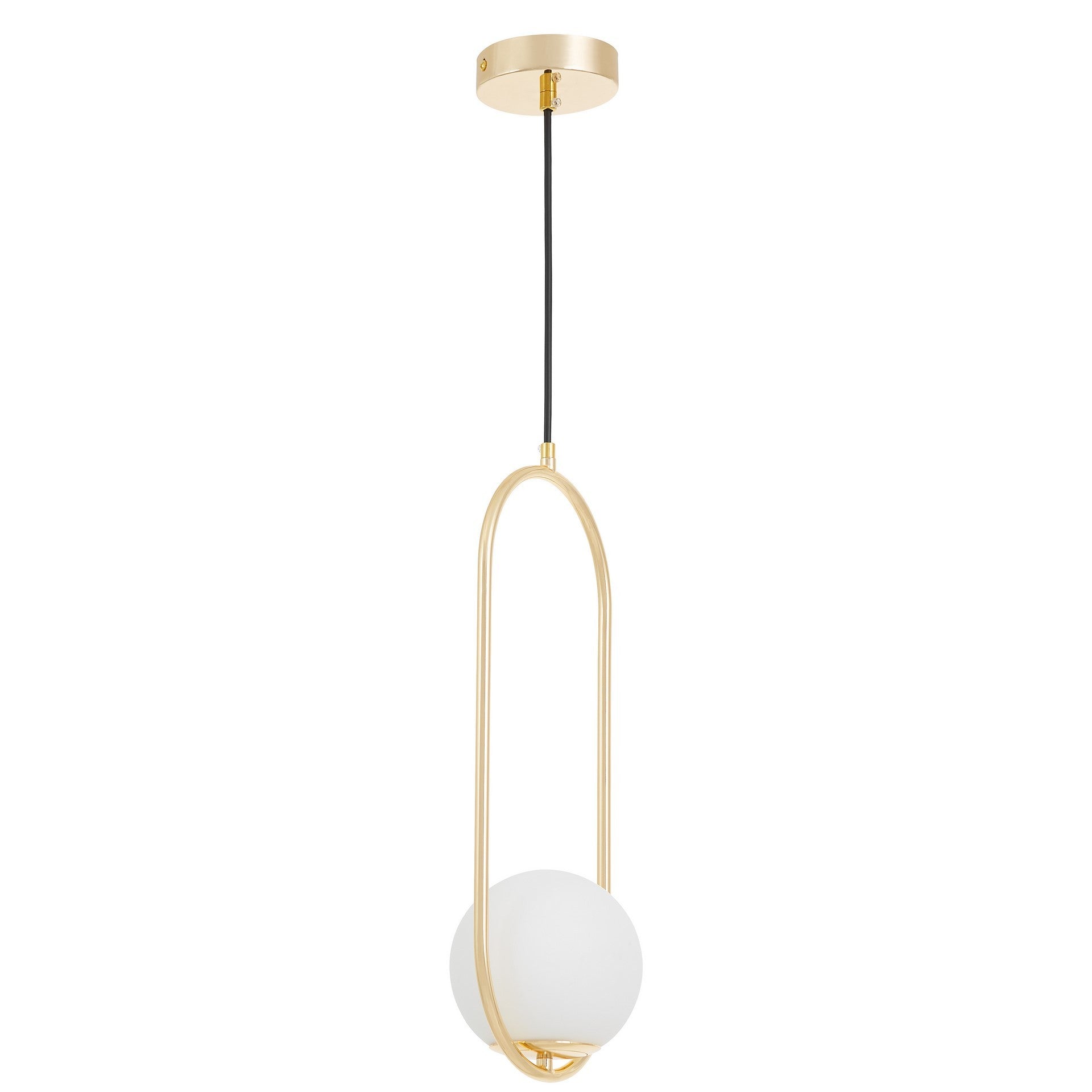 MODERN GOLD PENDANT LAMP VERO 1B - LuminaLux