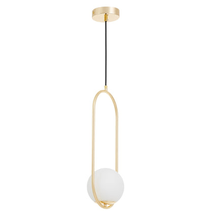 MODERN GOLD PENDANT LAMP VERO 1B - LuminaLux