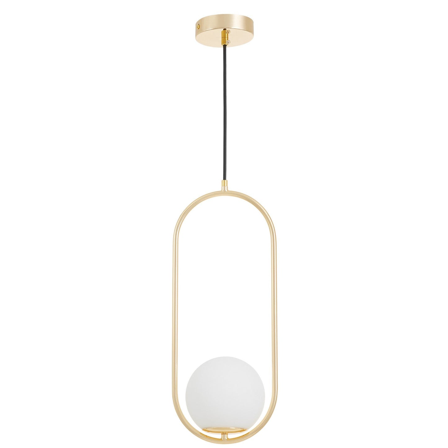 MODERN GOLD PENDANT LAMP VERO 1B - LuminaLux