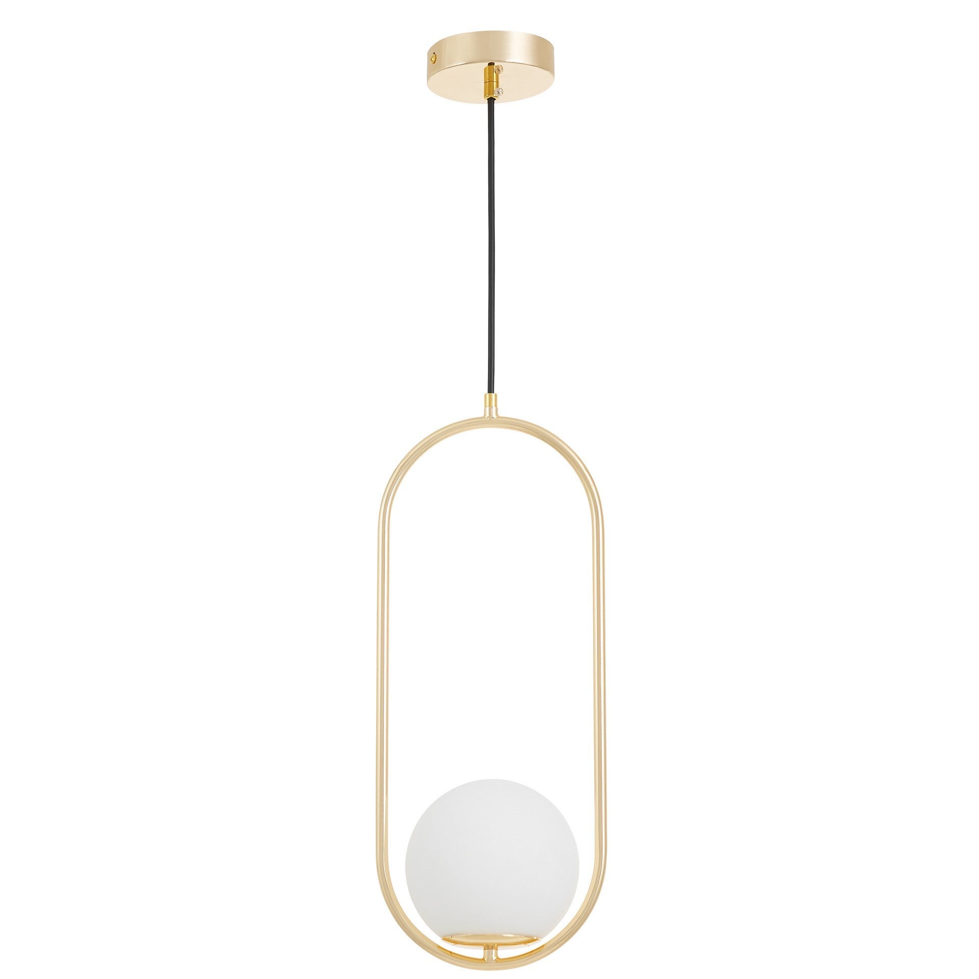 MODERN GOLD PENDANT LAMP VERO 1B - LuminaLux