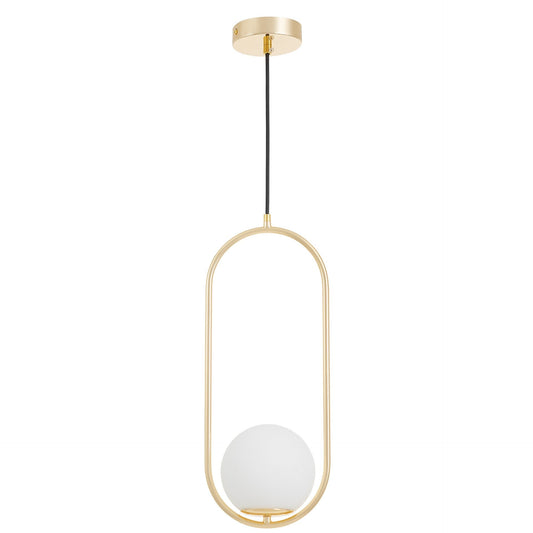 MODERN GOLD PENDANT LAMP VERO 1B - LuminaLux