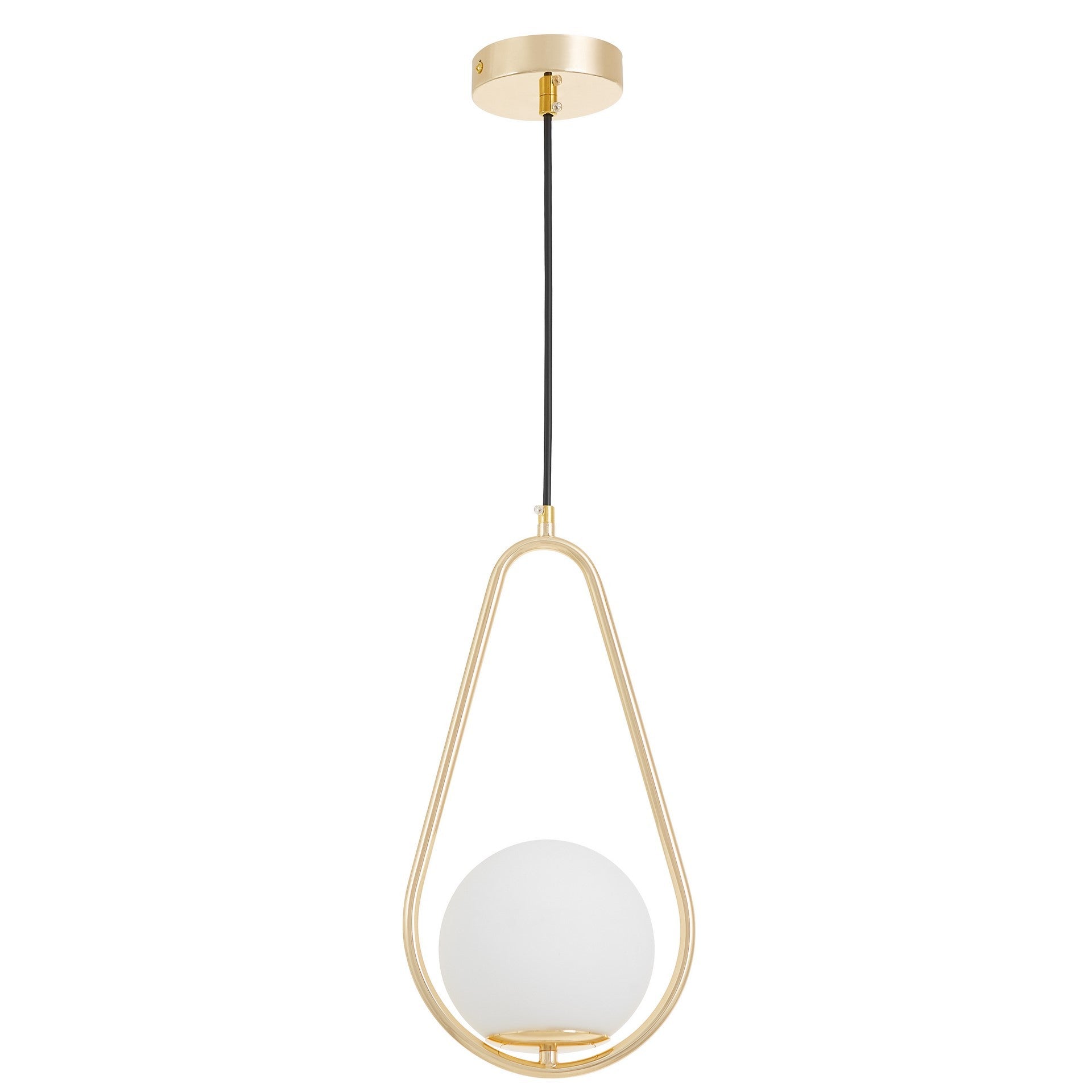 MODERN GOLD PENDANT LAMP VERO 1C - LuminaLux
