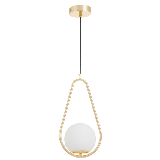MODERN GOLD PENDANT LAMP VERO 1C - LuminaLux