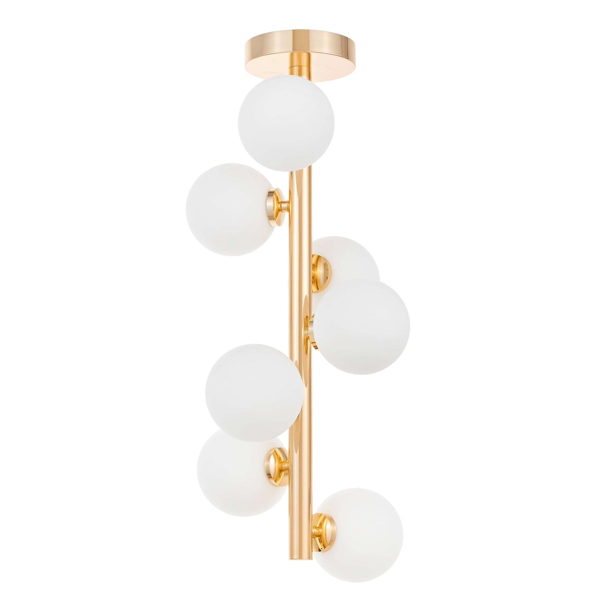MODERN GOLD PETRICA CEILING LAMP W7 - LuminaLux