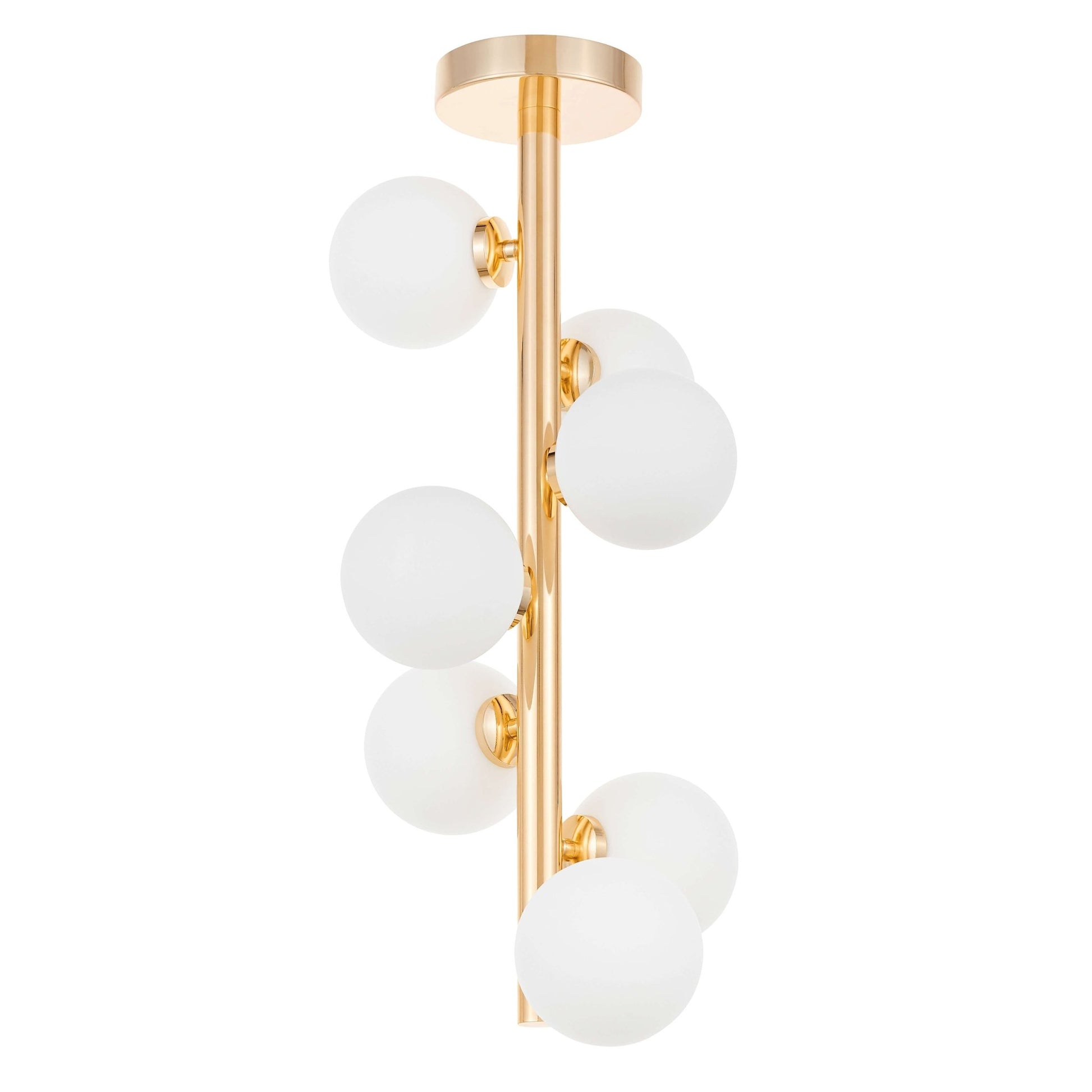 MODERN GOLD PETRICA CEILING LAMP W7 - LuminaLux
