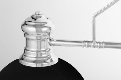 MODERN INDUSTRIAL PENDANT LAMP BLACK ETTORE W3 - LuminaLux