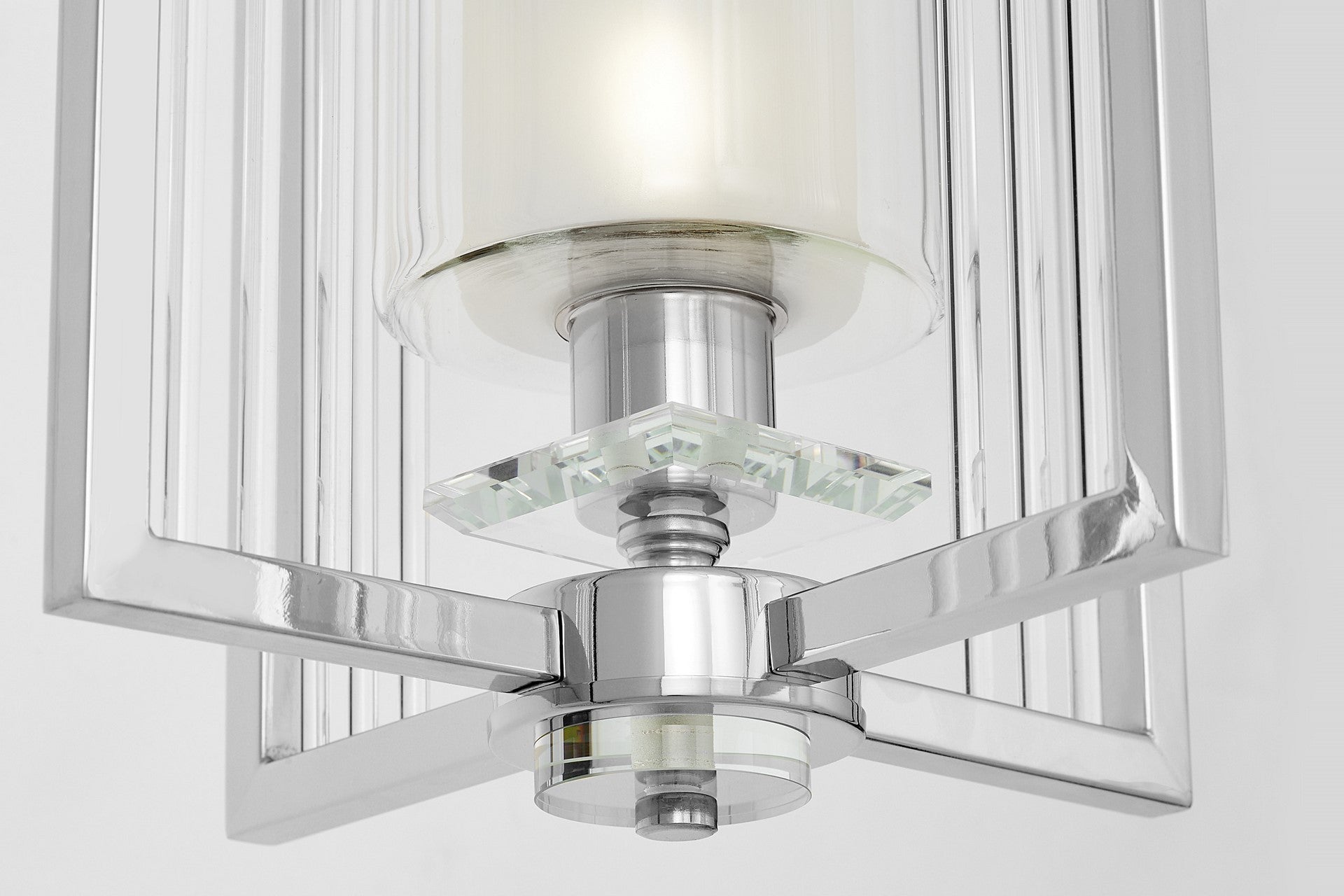 MODERN LOFT CHROME PENDANT LAMP MANHATTAN W1 - LuminaLux
