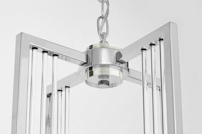 MODERN LOFT CHROME PENDANT LAMP MANHATTAN W1 - LuminaLux