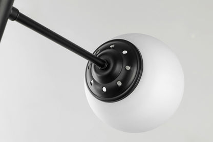 MODERN PENDANT CEILING LAMP BLACK FINO PRO W6 - LuminaLux