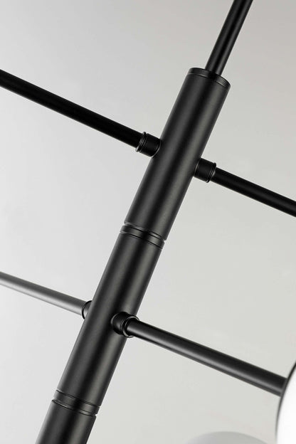 MODERN PENDANT CEILING LAMP BLACK FINO PRO W6 - LuminaLux