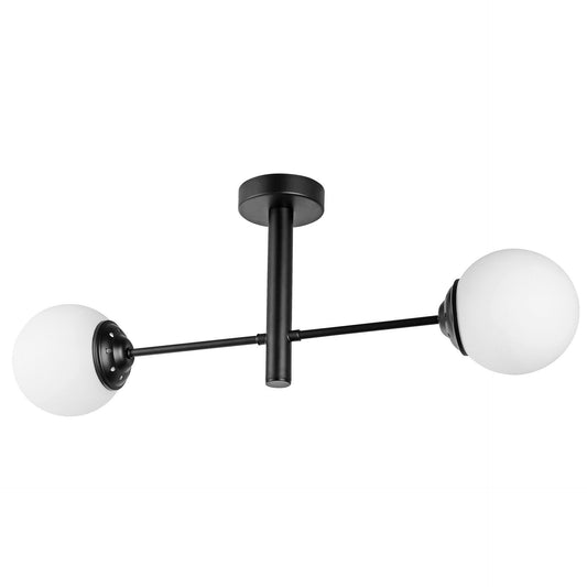 MODERN PENDANT CEILING LAMP BLACK FINO W2 - LuminaLux